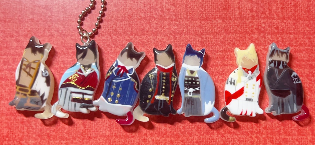 いつでもネコチャンになった刀剣男士と一緒!お供猫チャーム