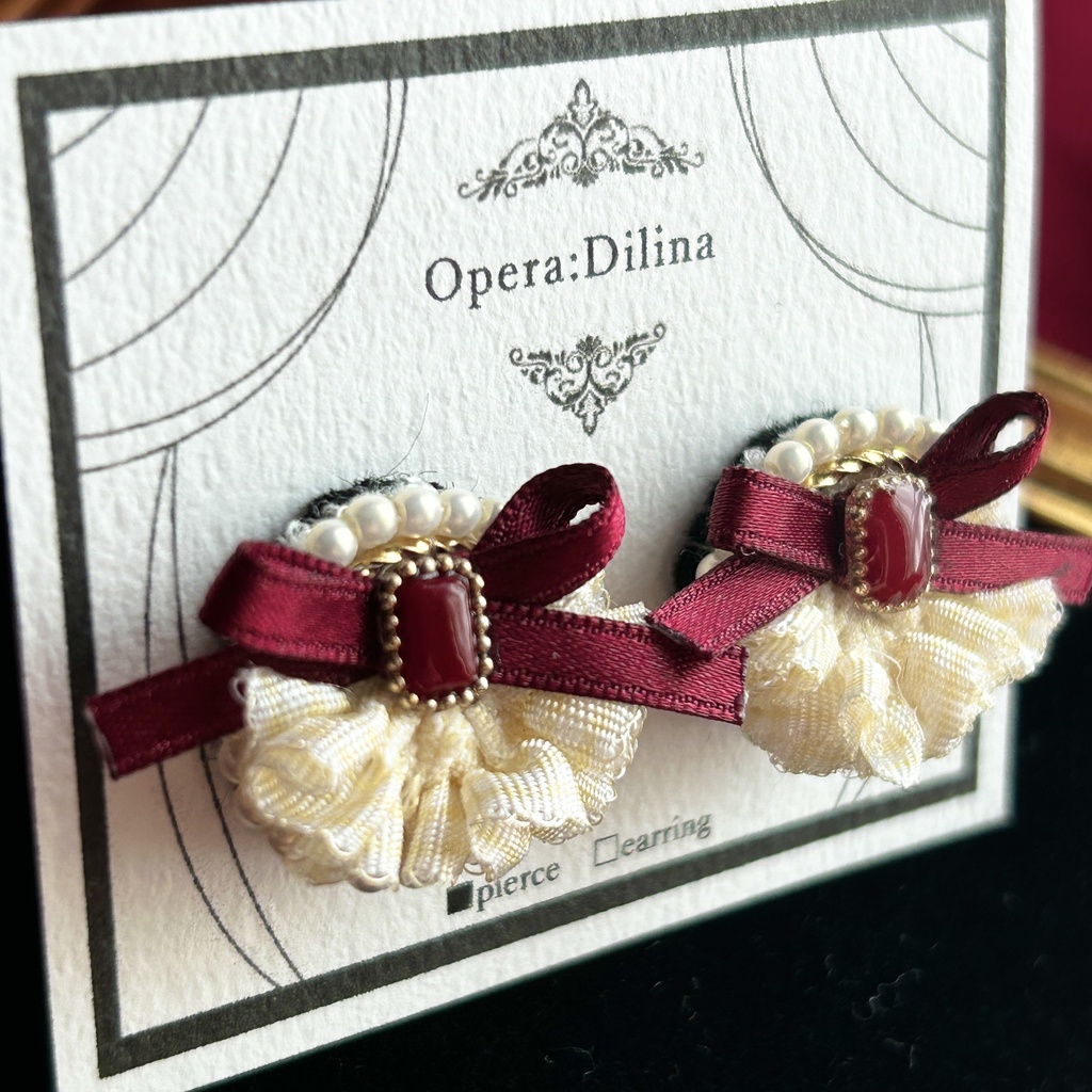 ミセス・ショコラティエ【ピアス・イヤリング】