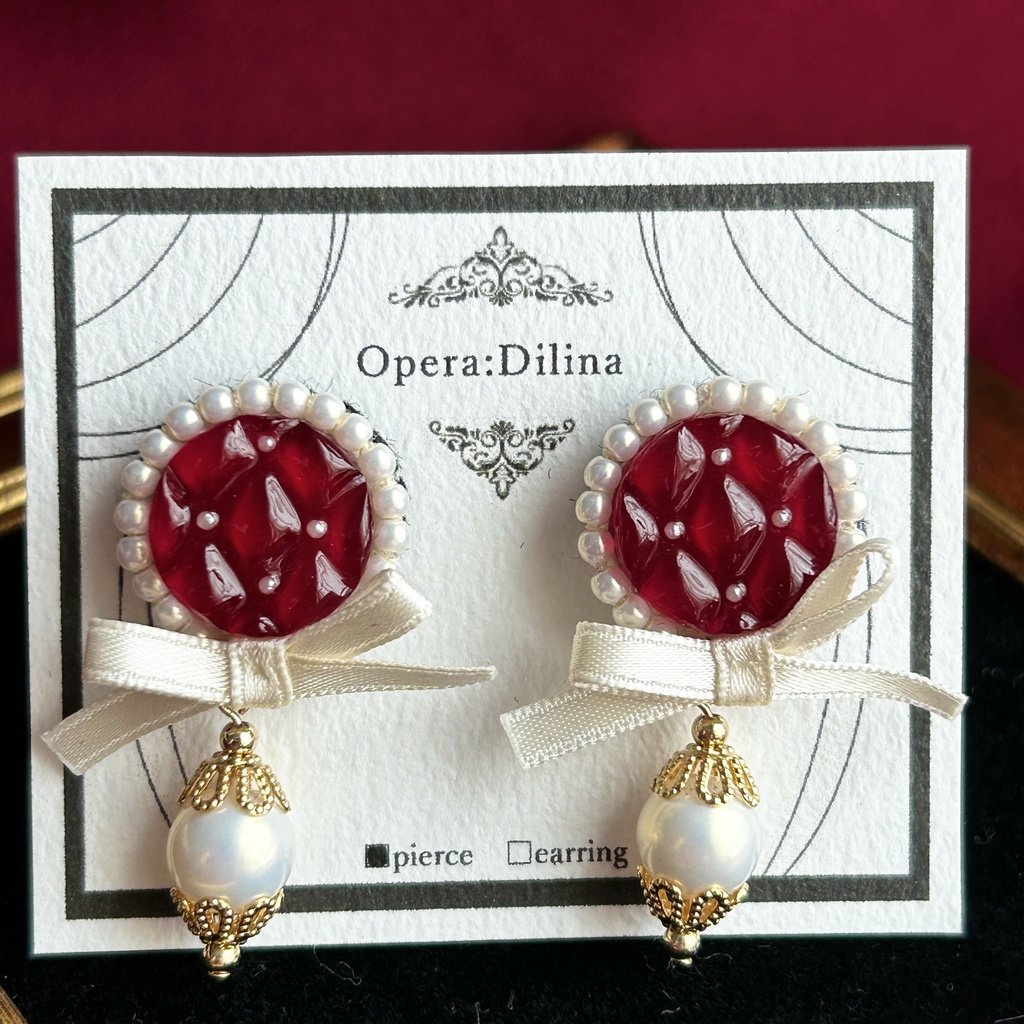 フルブライト・ミルフィーユ【ピアス・イヤリング】