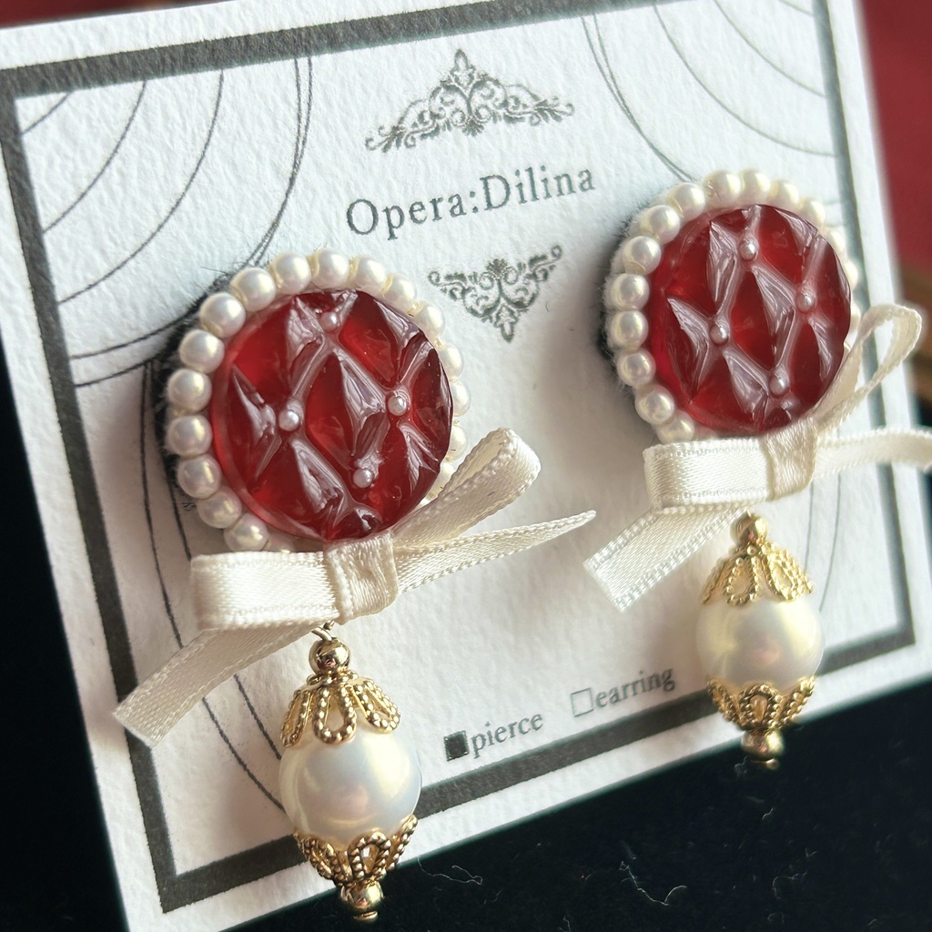 フルブライト・ミルフィーユ【ピアス・イヤリング】