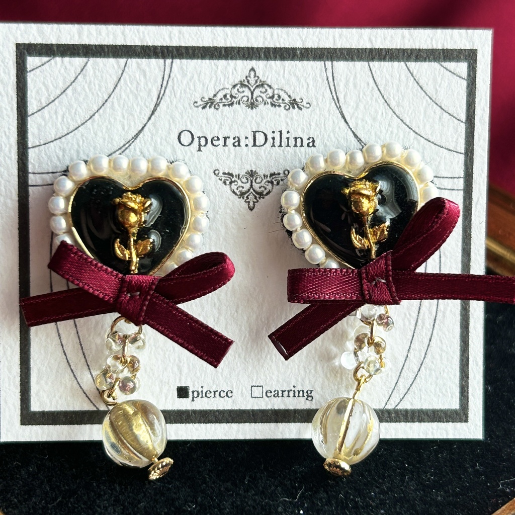 クリスタル・ガーデン【ピアス・イヤリング】