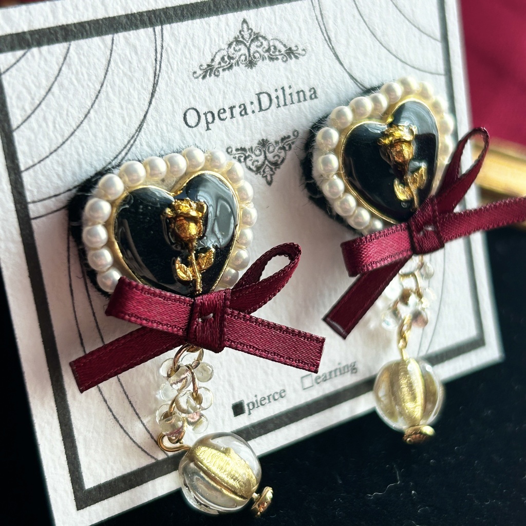 クリスタル・ガーデン【ピアス・イヤリング】