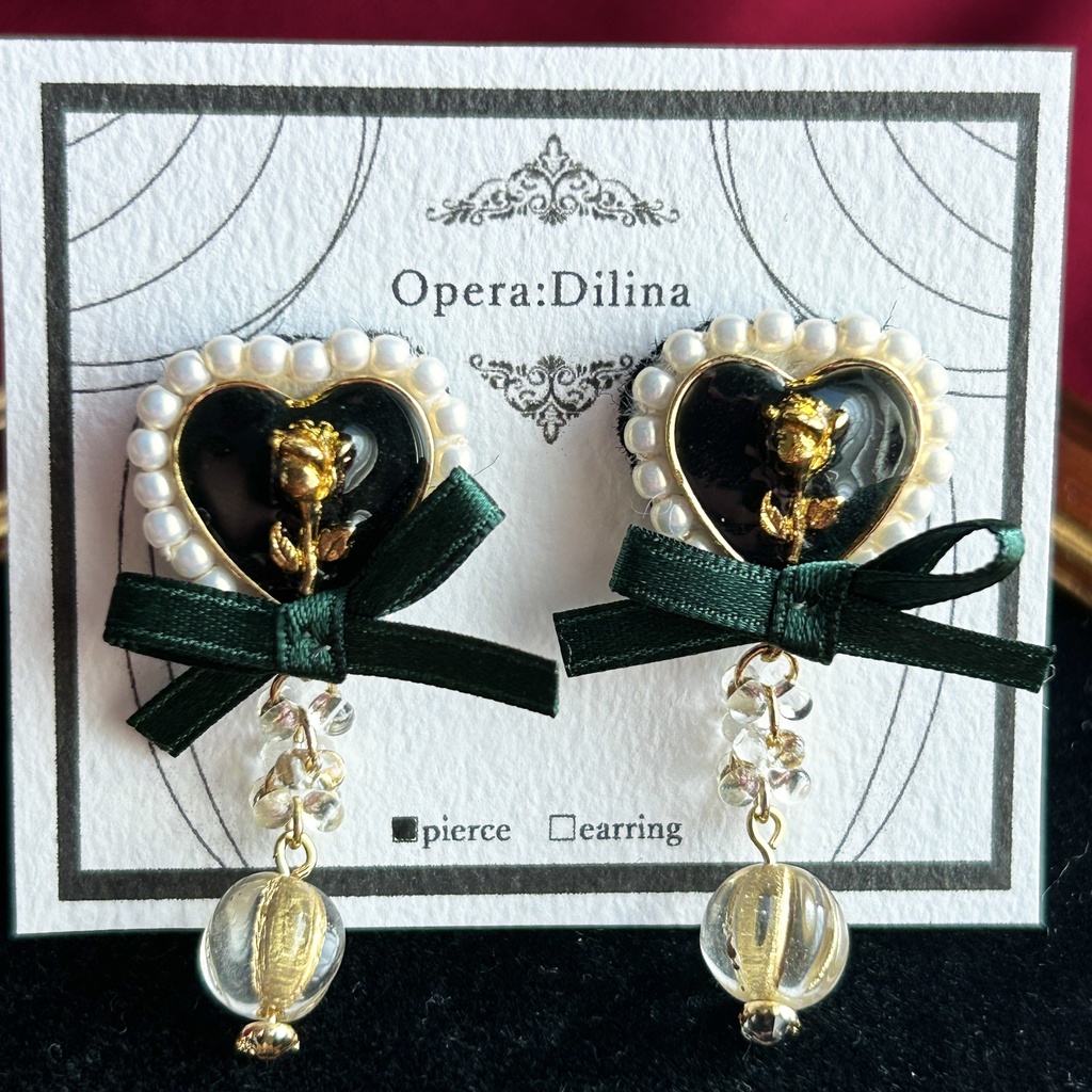 クリスタル・ガーデン【ピアス・イヤリング】