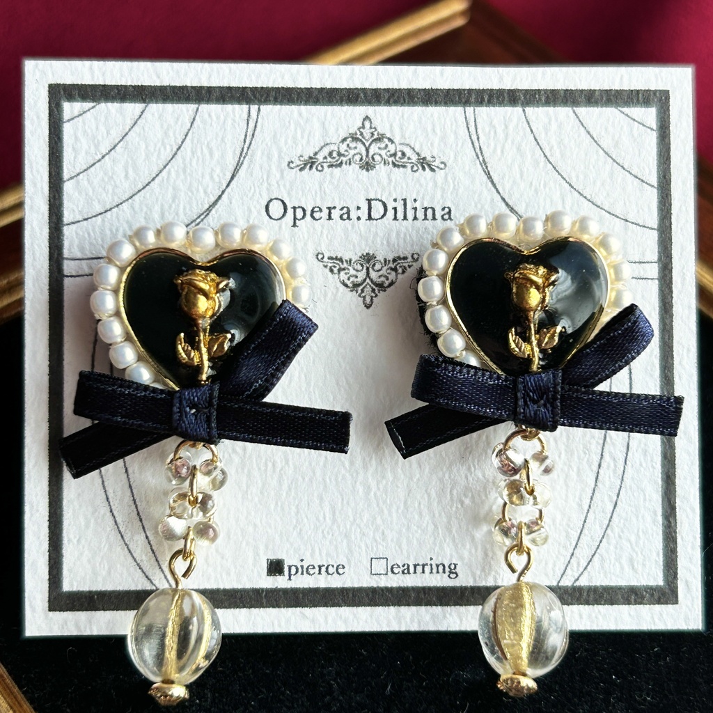 クリスタル・ガーデン【ピアス・イヤリング】