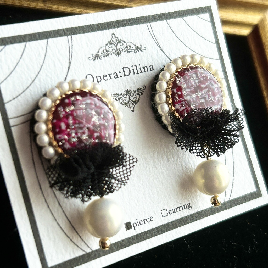 オーバー・タイム【ピアス・イヤリング】