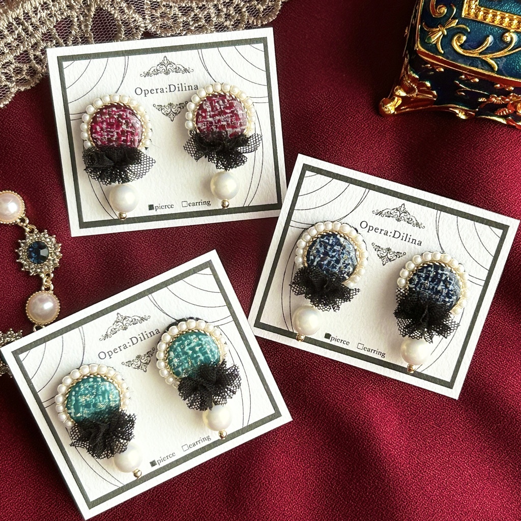 オーバー・タイム【ピアス・イヤリング】