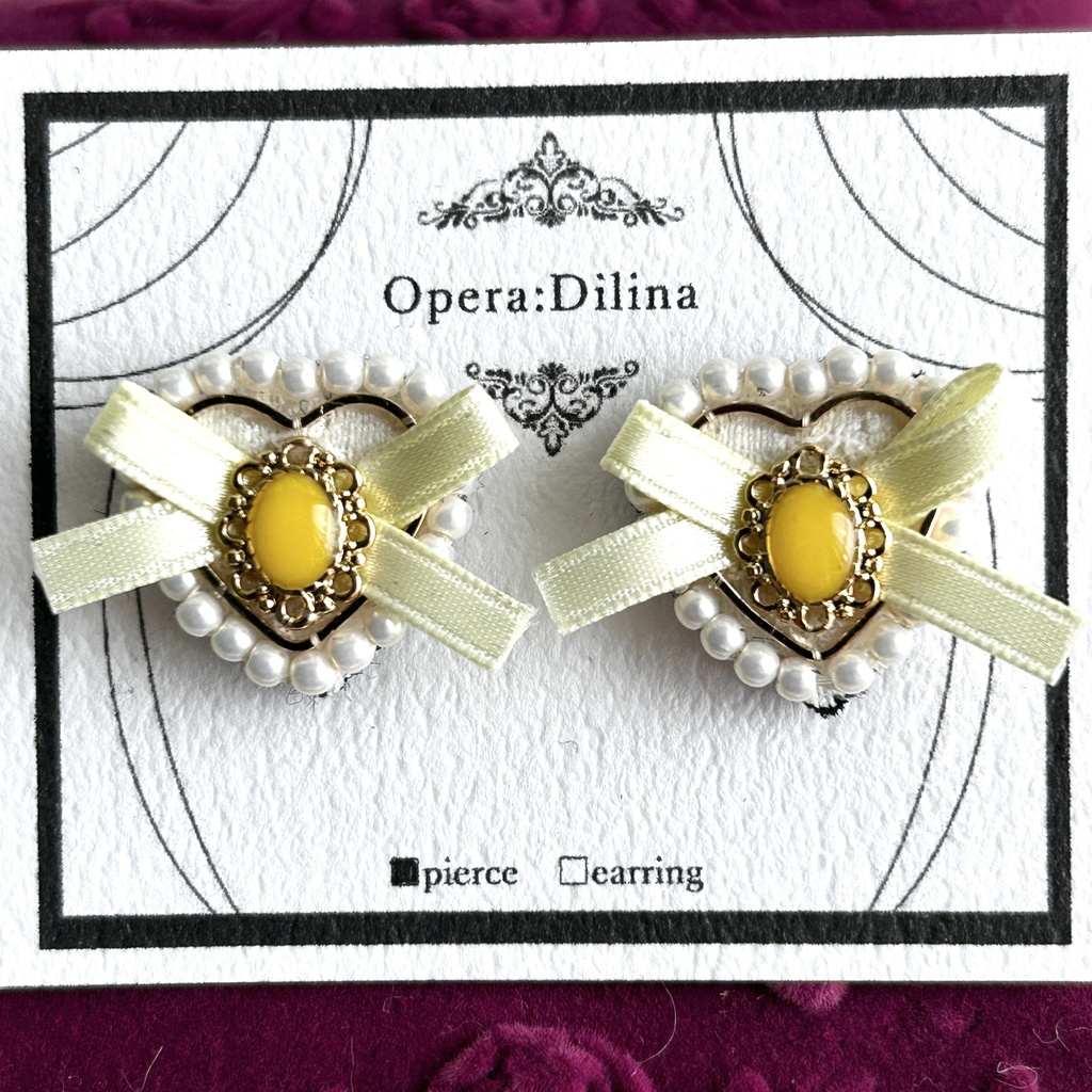 ラッキーナンバーガールーエトワールー【ピアス・イヤリング】