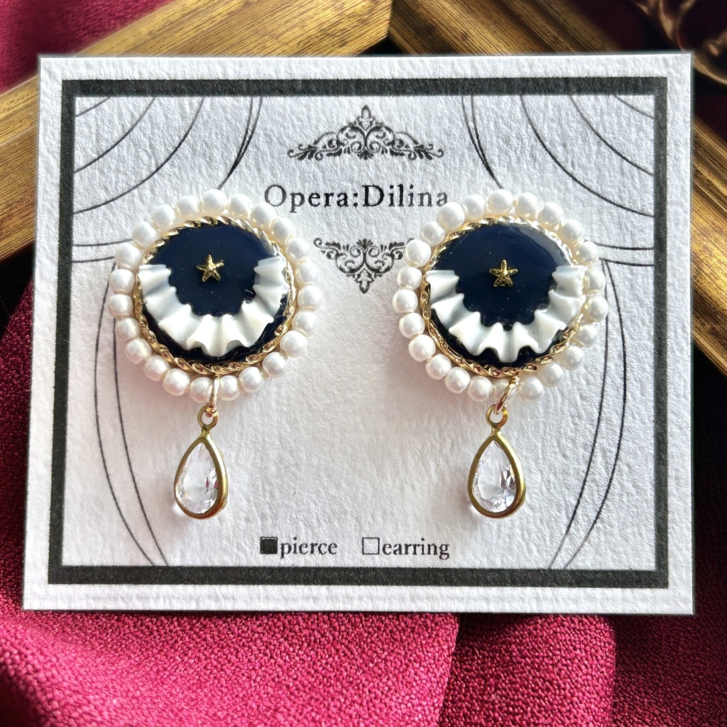 ムーンライト・チュチュ【ピアス・イヤリング】