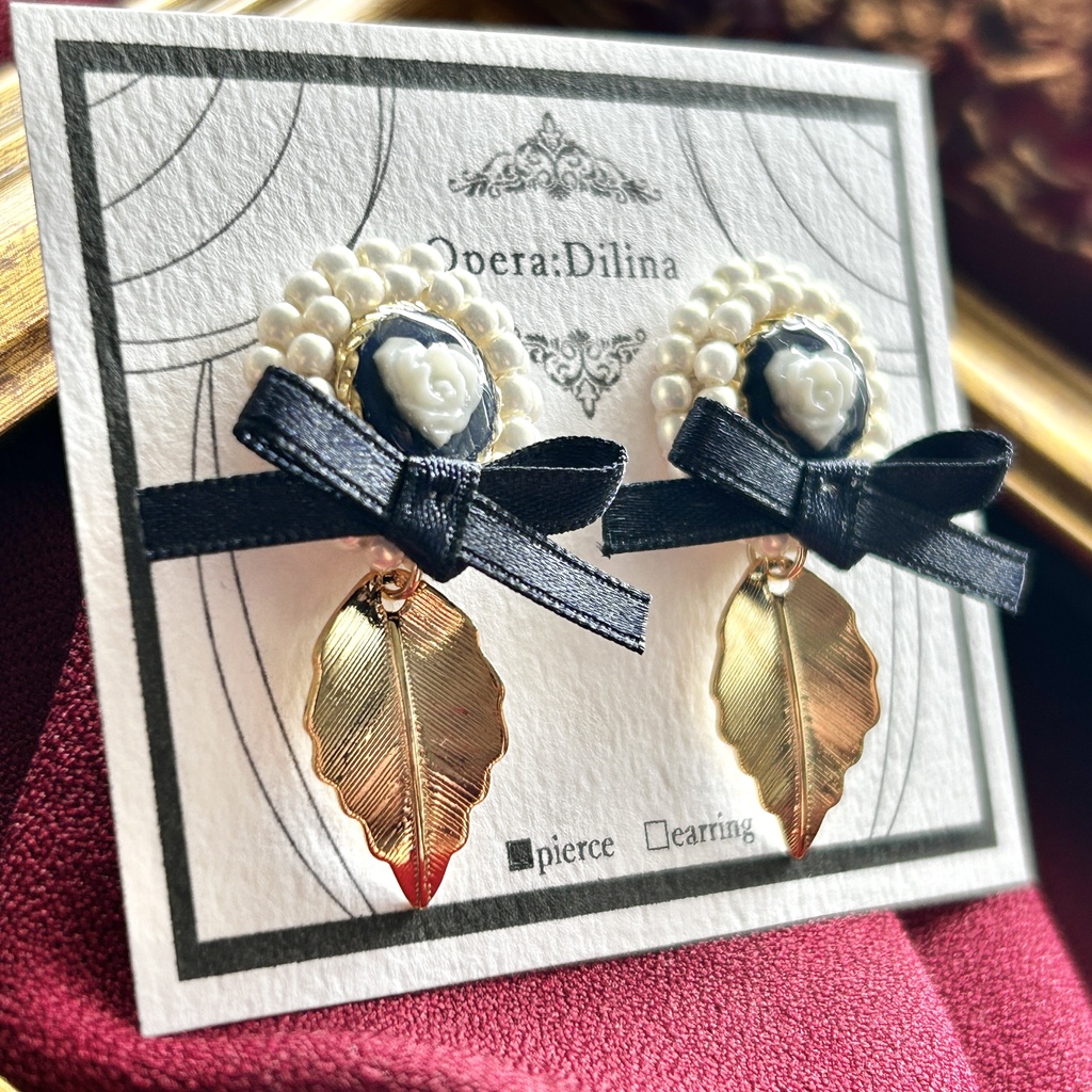 スリーピング・ビューティ【ピアス・イヤリング】