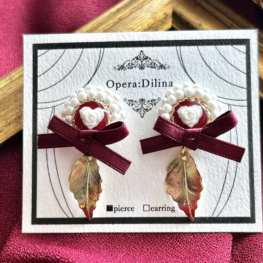 スリーピング・ビューティ【ピアス・イヤリング】