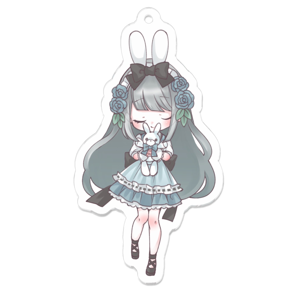 ブルーローズちゃん(アクリルキーホルダー)