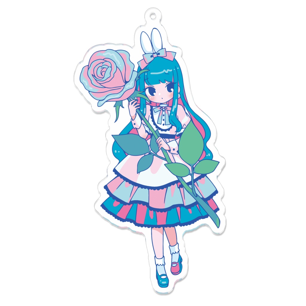 うさみみちゃん(アクリルキーホルダー)