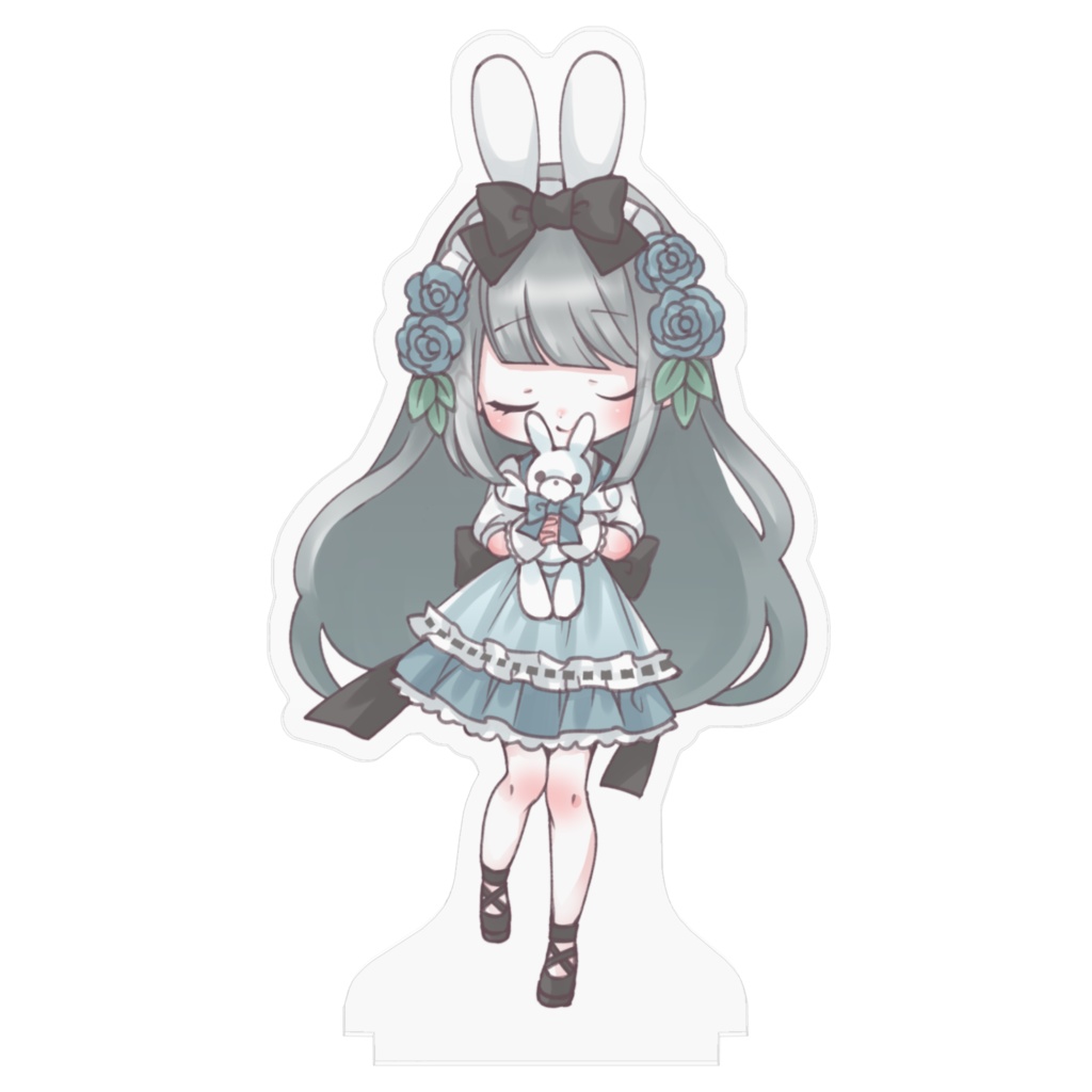 ブルーローズちゃん(アクリルスタンド中)