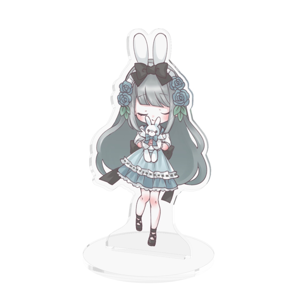 ブルーローズちゃん(アクリルスタンド中)