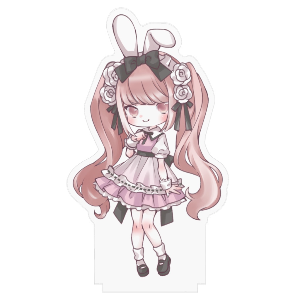 ピンクローズちゃん(アクリルスタンド中)