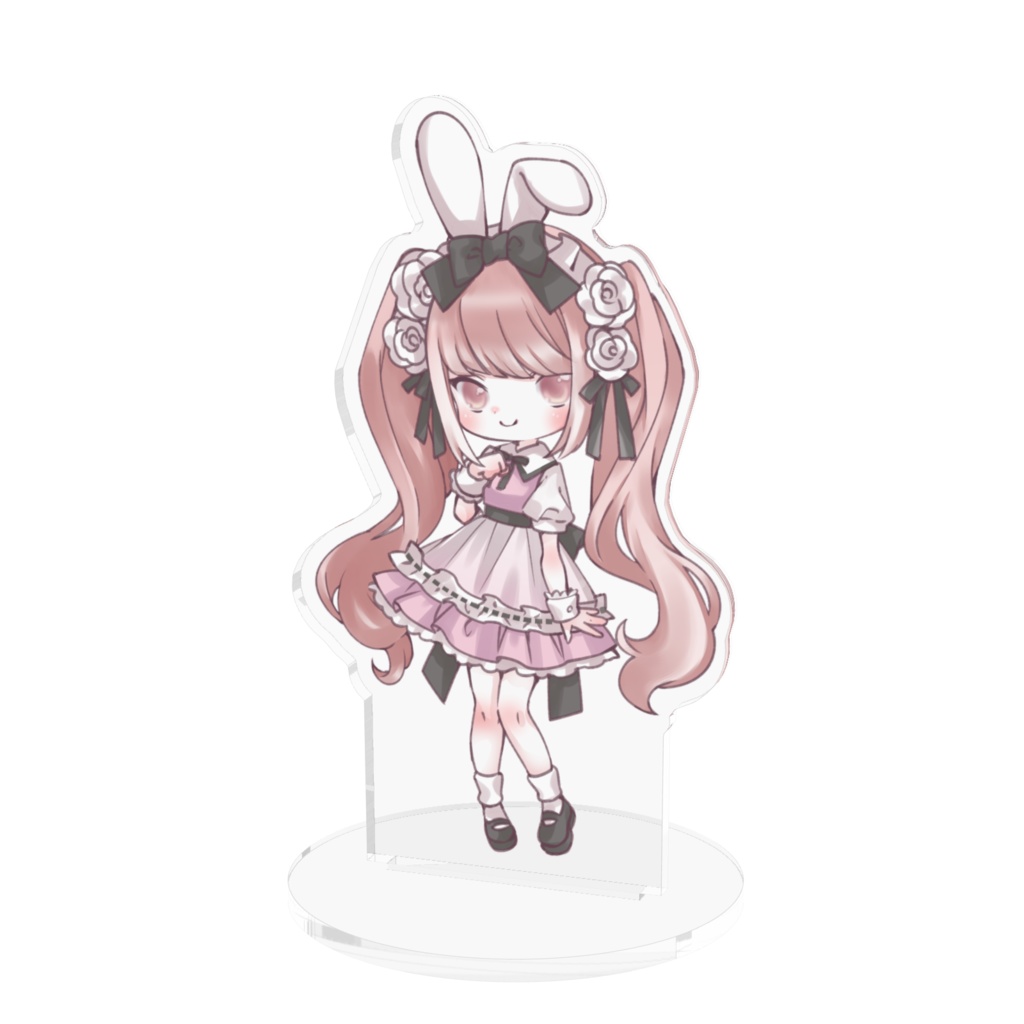 ピンクローズちゃん(アクリルスタンド中)