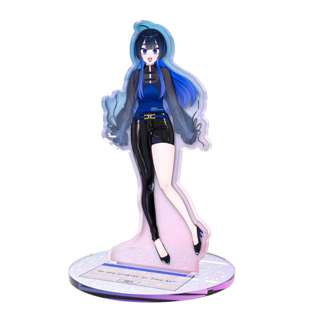 U(ユー)ver.2 オーロラアクリルスタンド　100 × 100mm