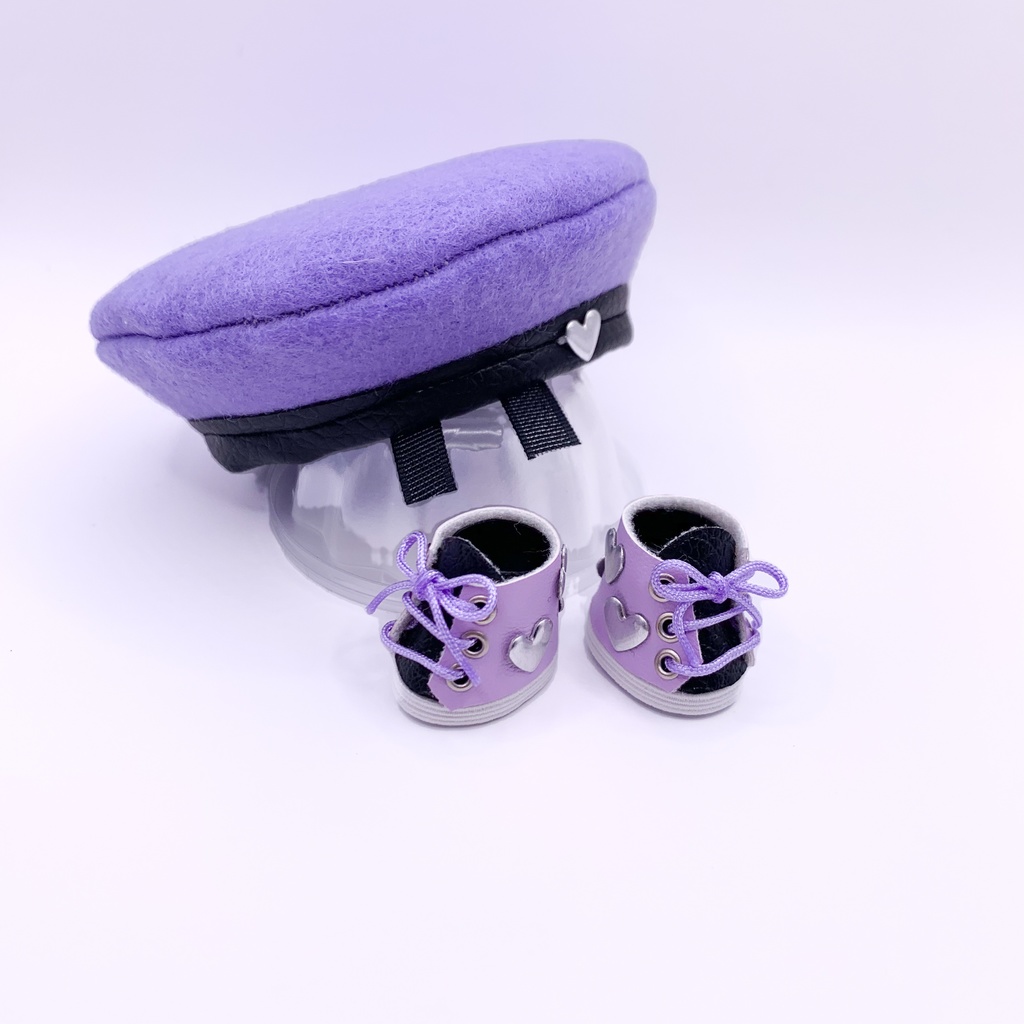 PURPLE BERET × PURPLE HEART SNEAKER