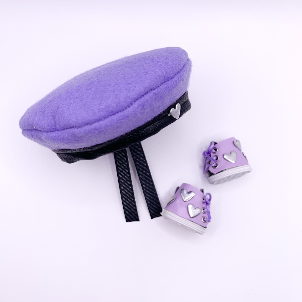 PURPLE BERET × PURPLE HEART SNEAKER