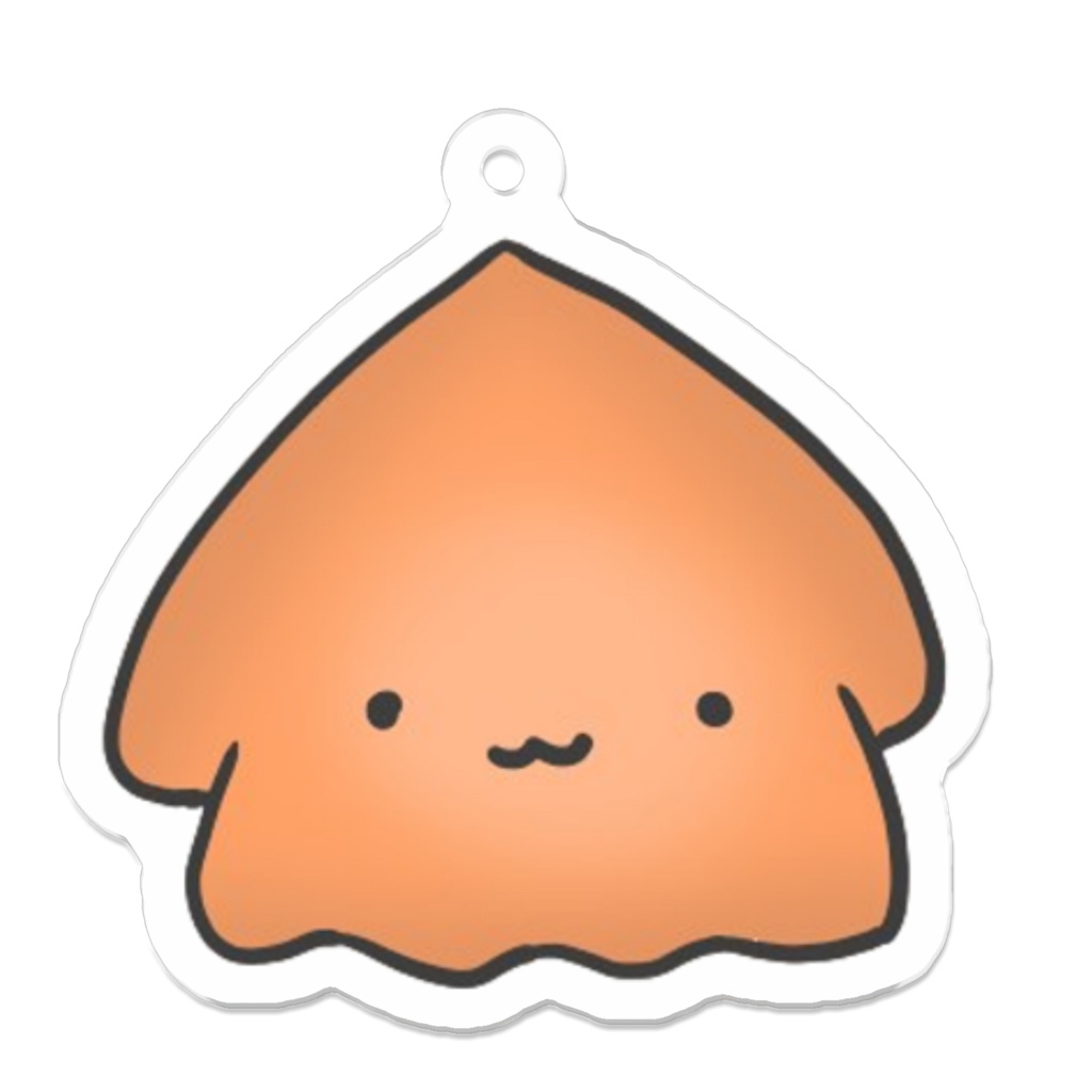 するめの原点であるいかのキーホルダー
