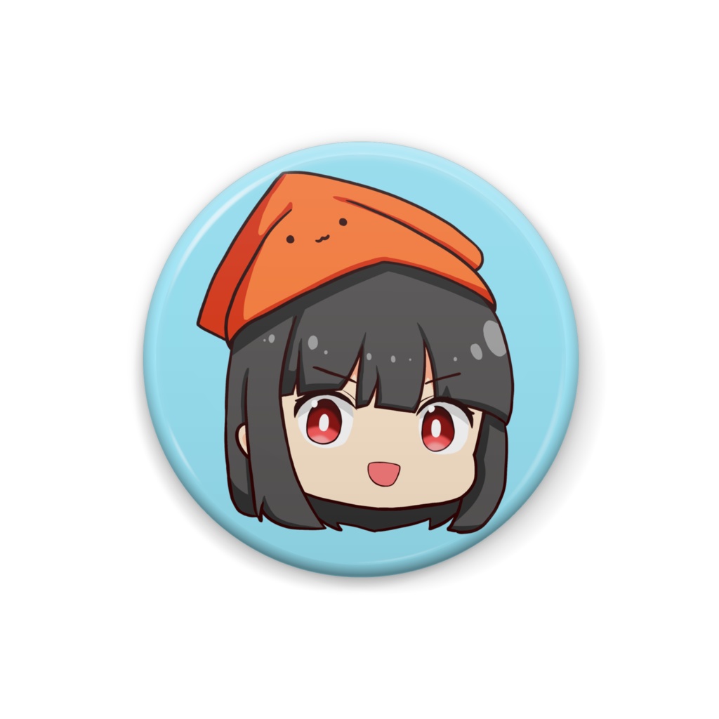するめの原点の缶バッチ