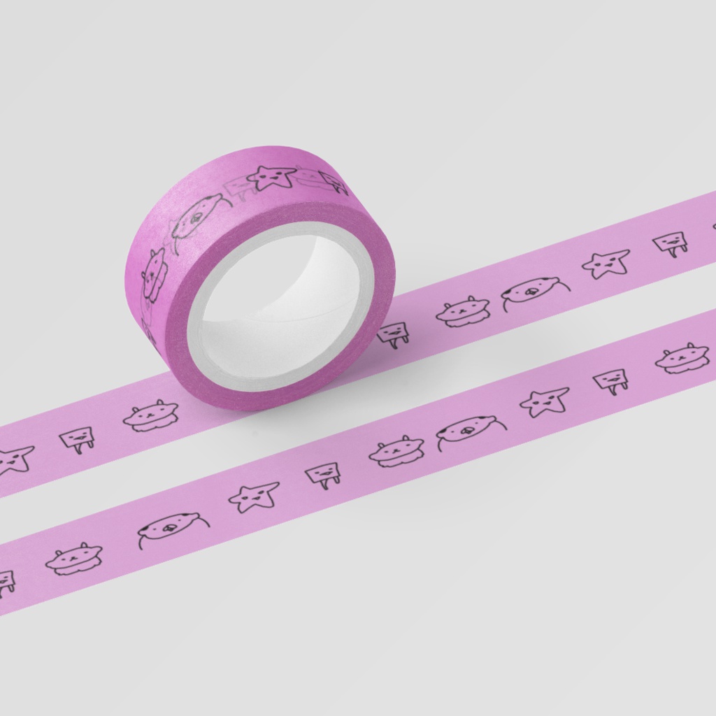 飲み仲間集合マスキングテープ