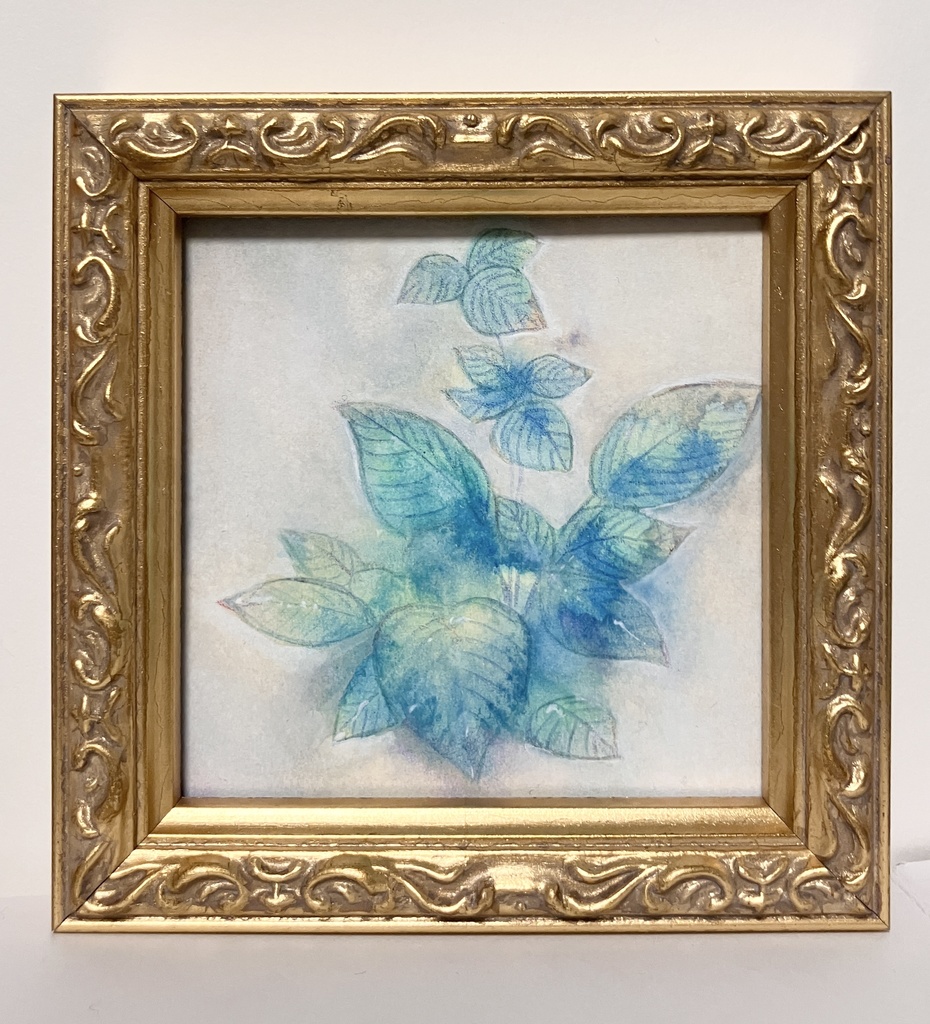 【額装原画】枯れない青
