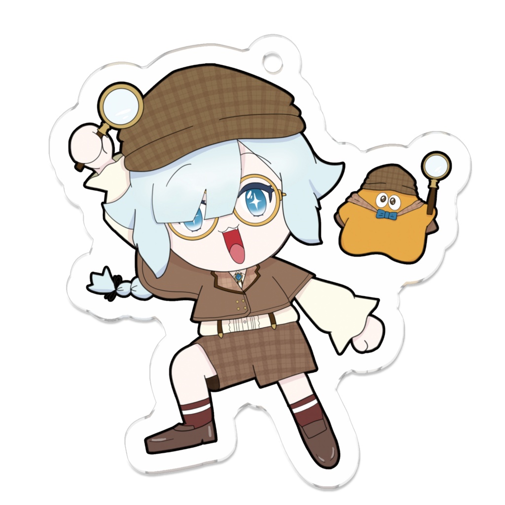 ほにまる２周年 妖怪探偵アクキー50mm×50mm