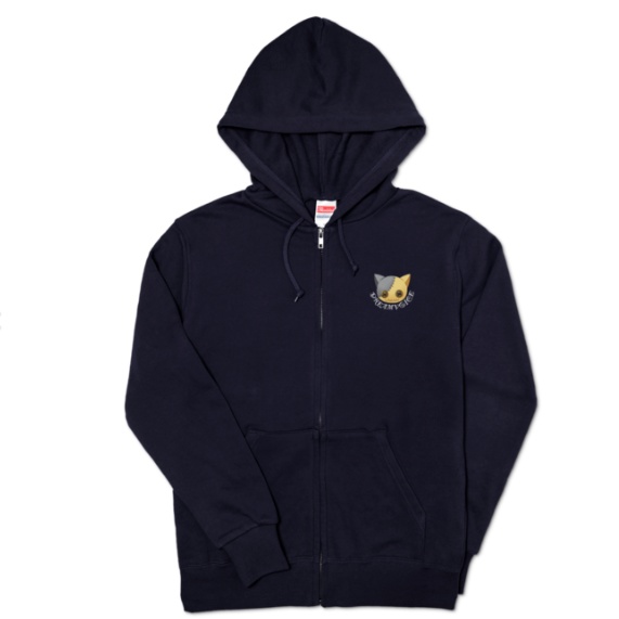 猫マークパーカー