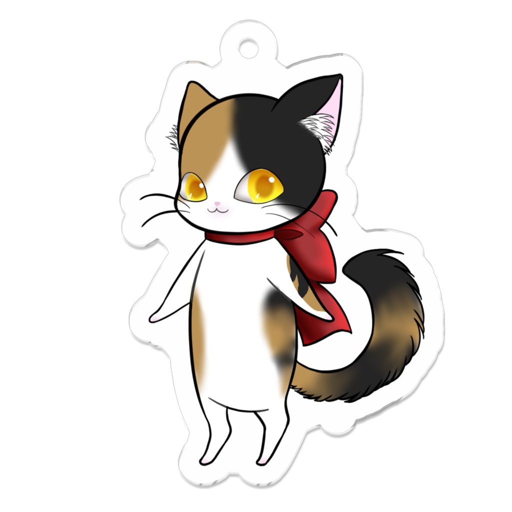 ミケ猫キーホルダー