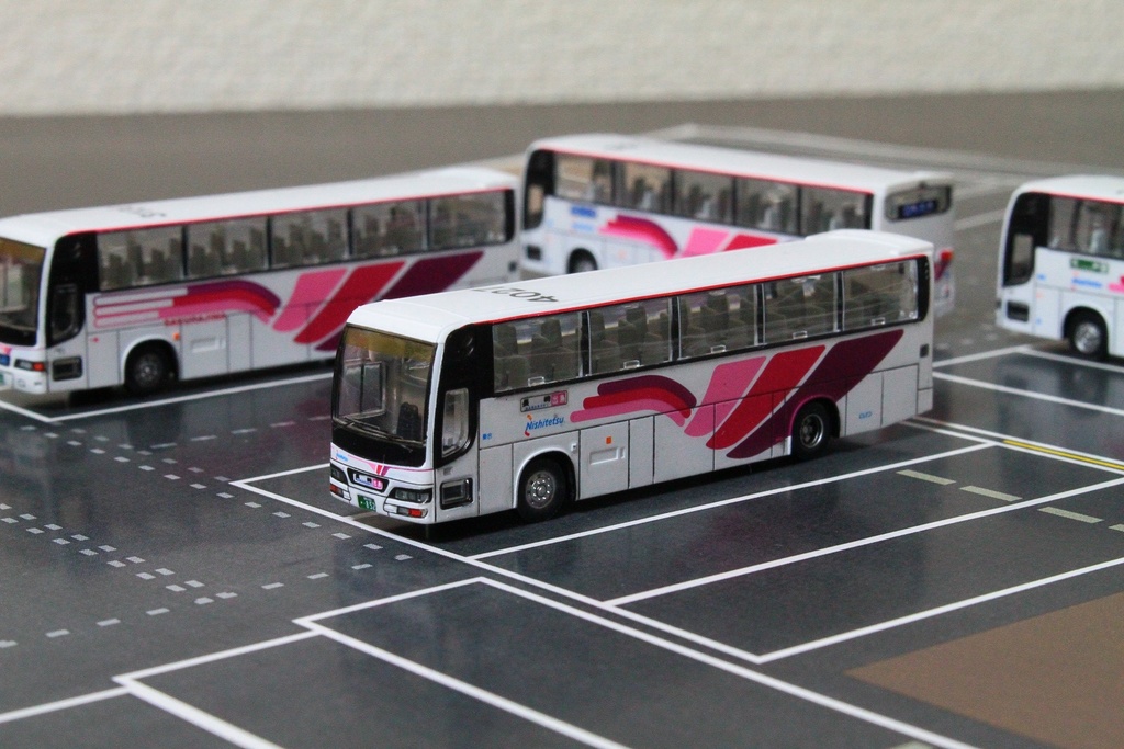 【PDF・模型用道路】近郊都市の小規模営業所(1/150 バスコレ用道路シート/A3)