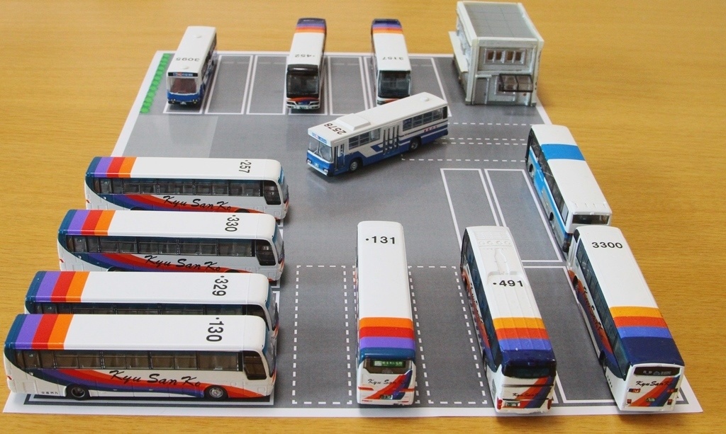 Pdf 模型用道路 汎用営業所ｂ 1 150 バスコレ用道路シート バスサイトシーンビー Booth