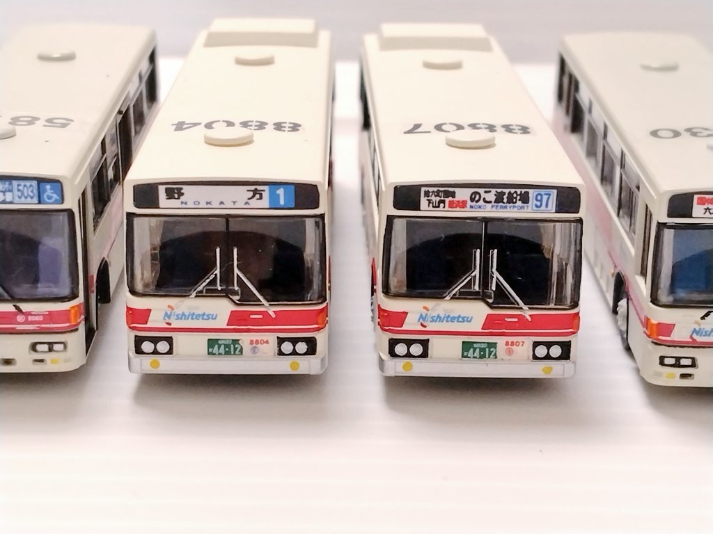 【1/150 バスコレ工作用ステッカー】福岡西部 各種方向幕 No:807