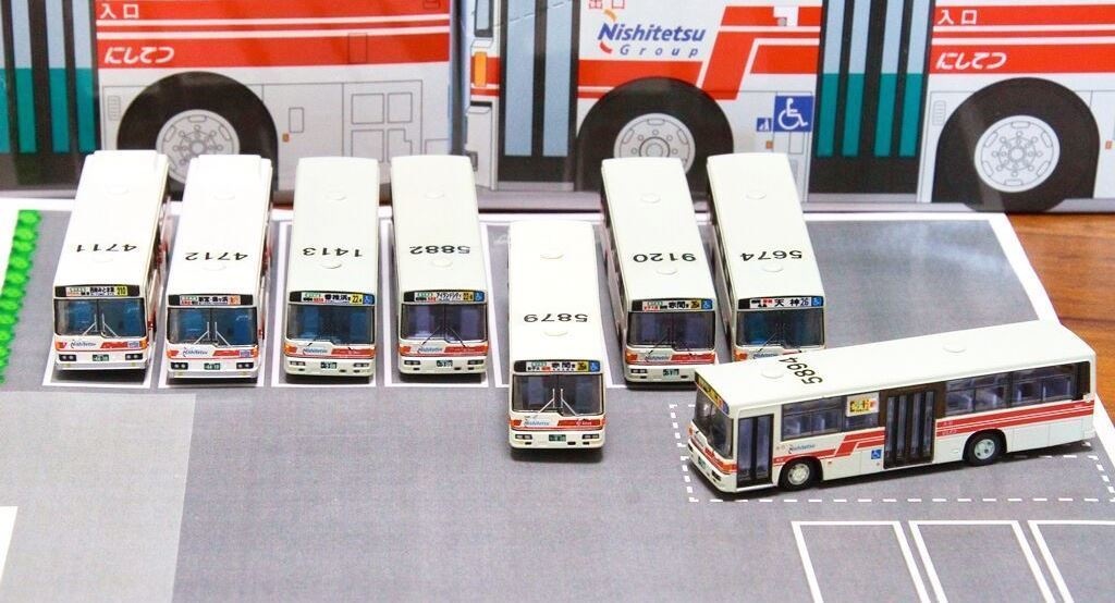 【1/150 バスコレ工作用ステッカー】福岡東部・宗像 各種方向幕 No:809