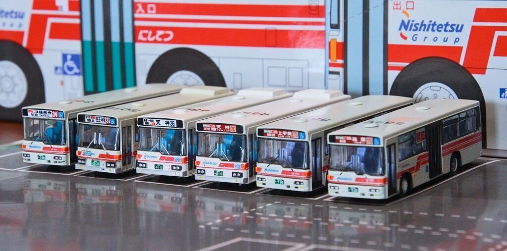 【1/150 バスコレ工作用ステッカー】福岡南東部 各種方向幕 No:808