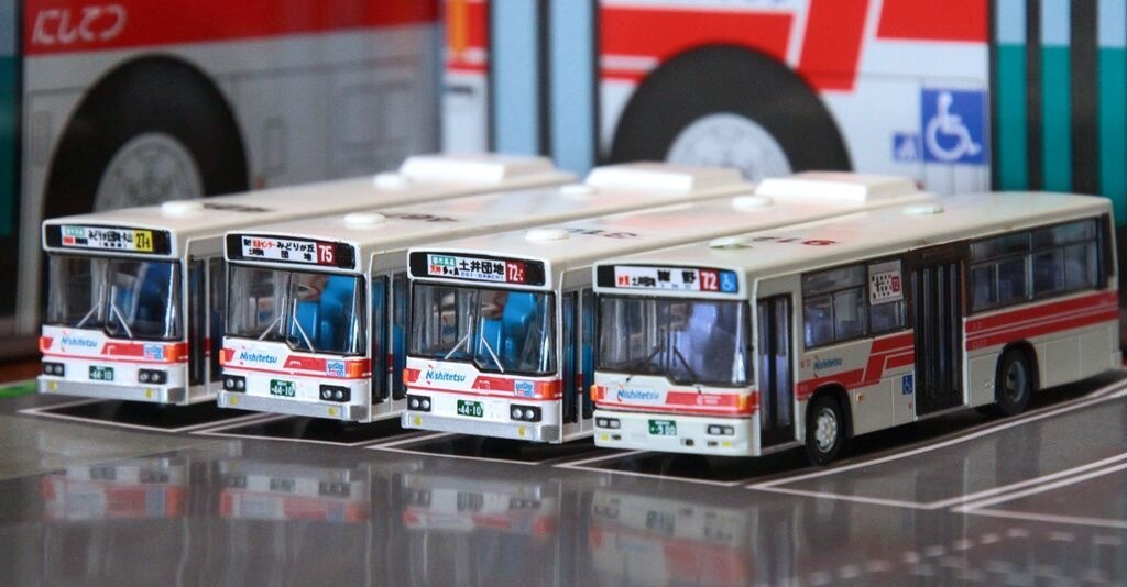 【1/150 バスコレ工作用ステッカー】福岡南東部 各種方向幕 No:808