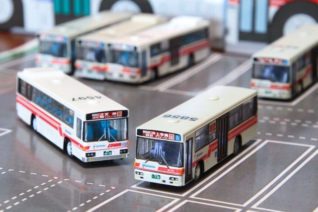 【1/150 バスコレ工作用ステッカー】福岡南東部 各種方向幕 No:808