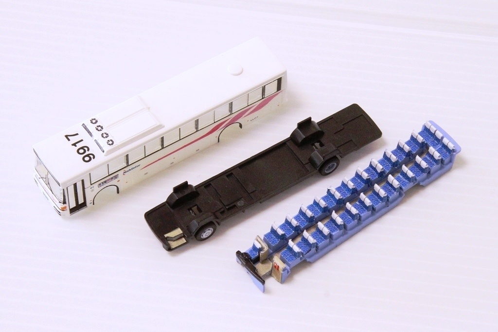 【1/150 バスコレ内装ステッカー】B型高速×1台分 No:601