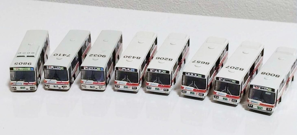 【1/150 バスコレ工作用ステッカー】那珂川幹線等 各種方向幕 No:813