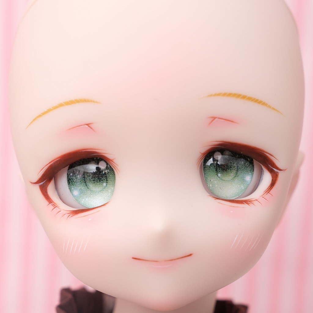 DDH-27 セミホワイト ソフビ盛りカスタムヘッド+おまけレジンアイ