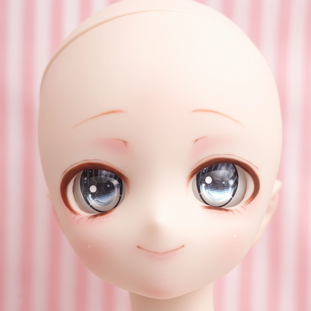 DDH-28 セミホワイト カスタムヘッド+ディーラー様製レジンアイ