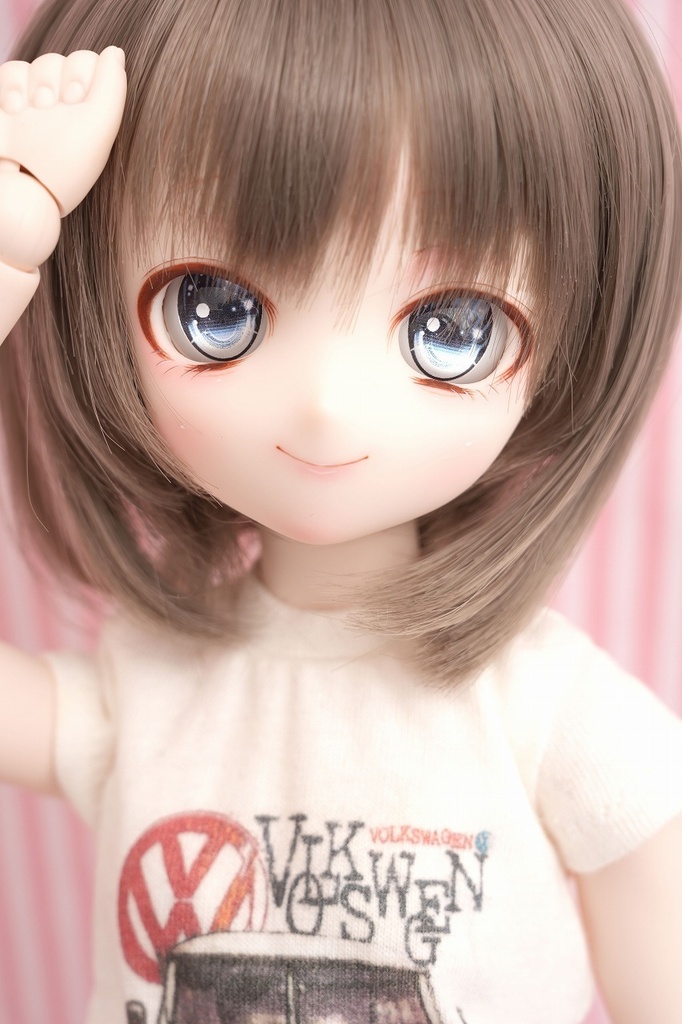 DDH-28 セミホワイト カスタムヘッド+ディーラー様製レジンアイ