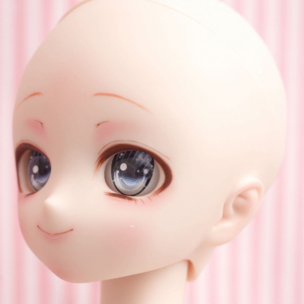 DDH-28 セミホワイト カスタムヘッド+ディーラー様製レジンアイ