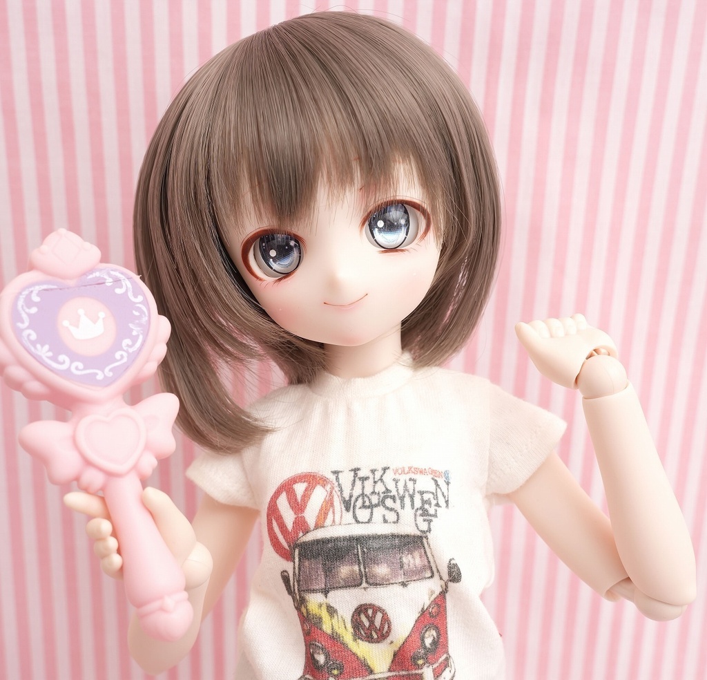 DDH-28 セミホワイト カスタムヘッド+ディーラー様製レジンアイ