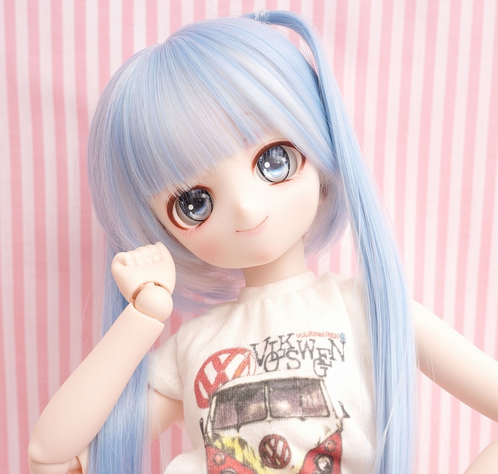DDH-28 セミホワイト カスタムヘッド+ディーラー様製レジンアイ