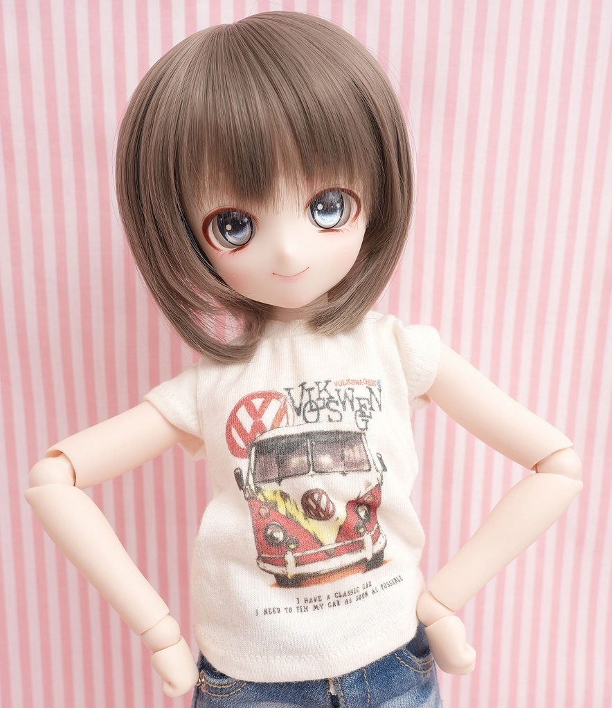 DDH-28 セミホワイト カスタムヘッド+ディーラー様製レジンアイ