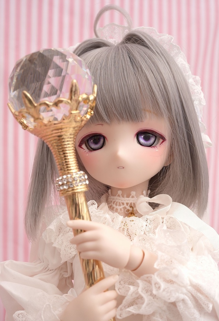 DDH-01 セミホワイト ソフビ盛りカスタムヘッド+ディーラー様製レジンアイ