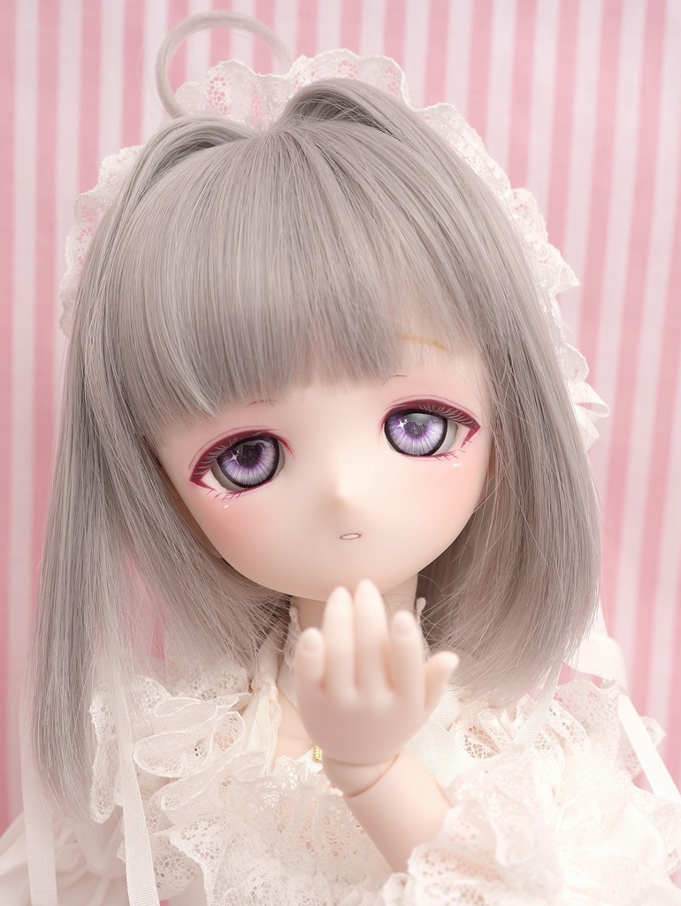 DDH-01 セミホワイト ソフビ盛りカスタムヘッド+ディーラー様製レジンアイ