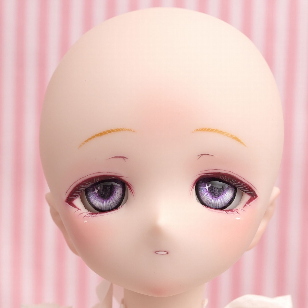 DDH-01 セミホワイト ソフビ盛りカスタムヘッド+ディーラー様製レジンアイ