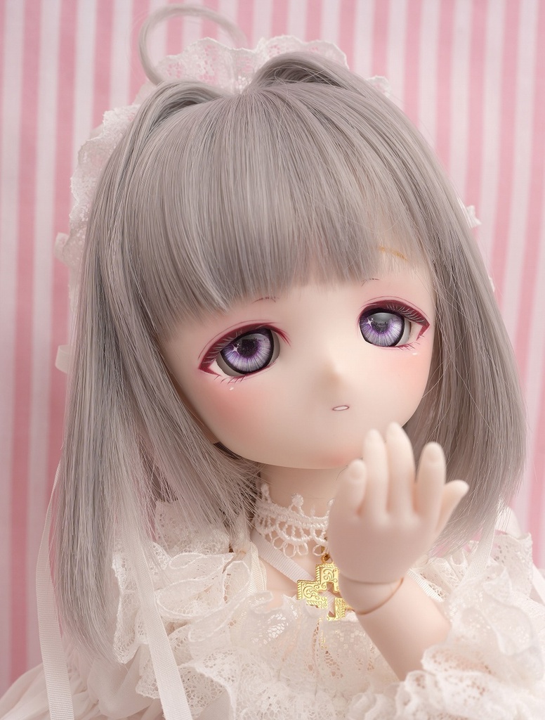 DDH-01 セミホワイト ソフビ盛りカスタムヘッド+ディーラー様製レジンアイ